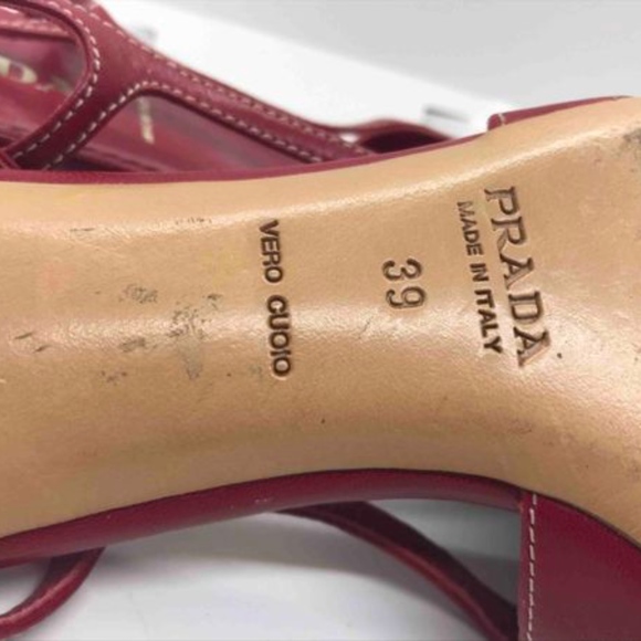 PRADA Authentic Red Heels - Picture 7 of 7